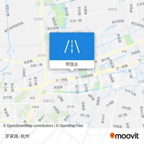 罗家路地图