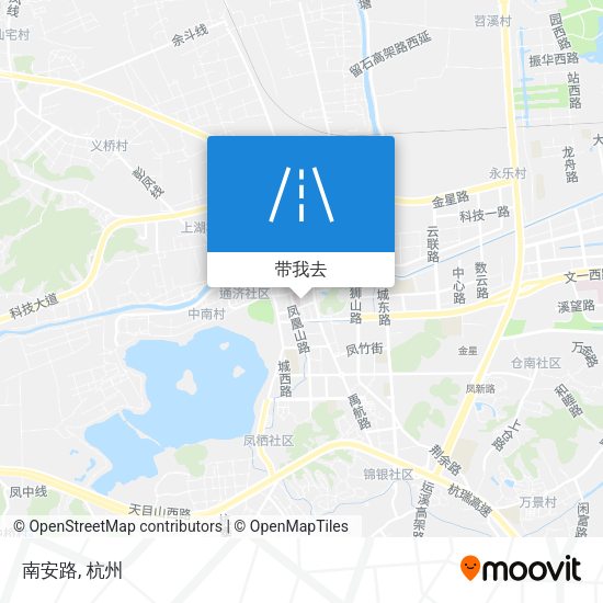 南安路地图