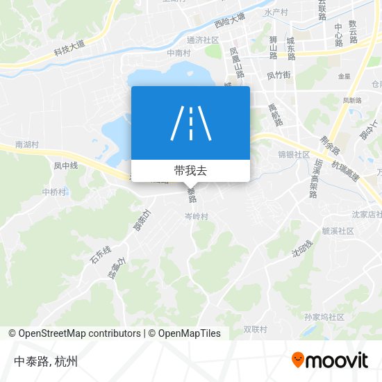 中泰路地图
