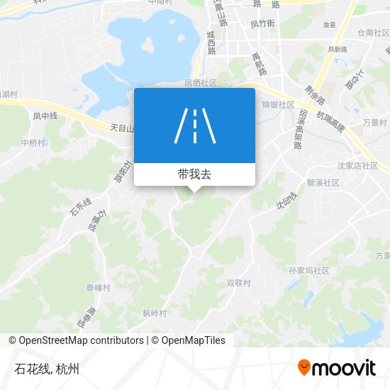 石花线地图