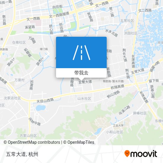 五常大道地图