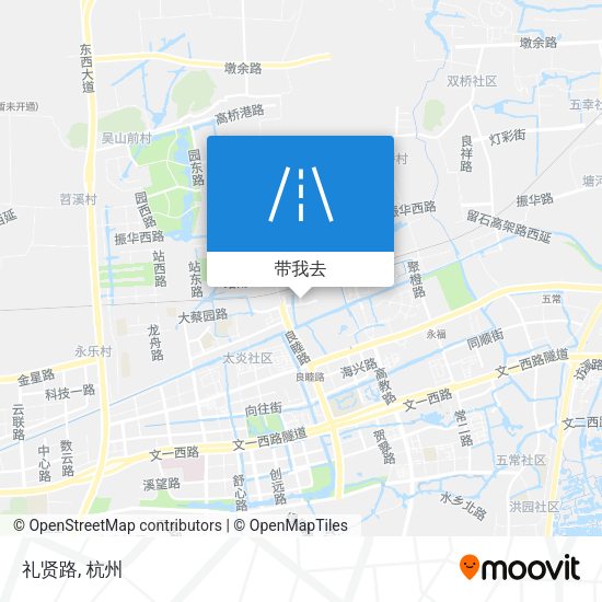 礼贤路地图