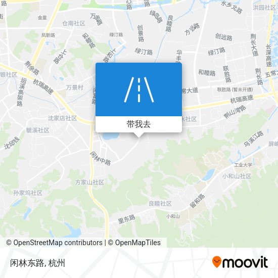闲林东路地图