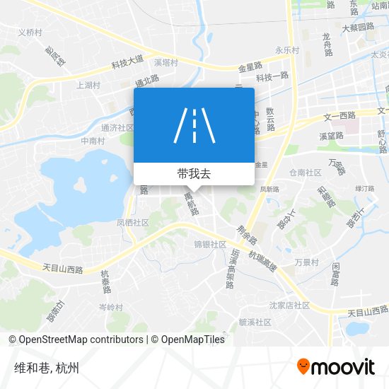 维和巷地图