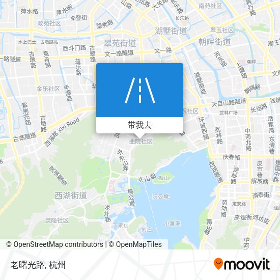 老曙光路地图