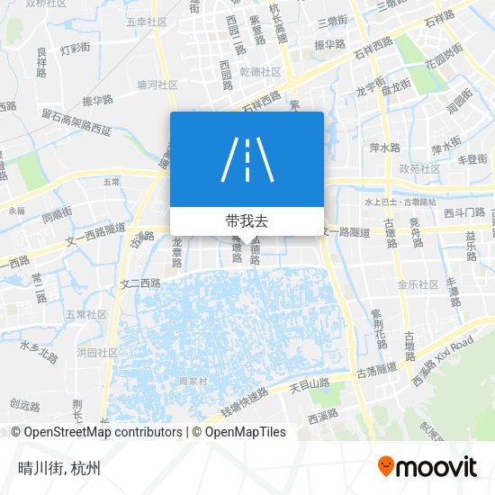 晴川街地图