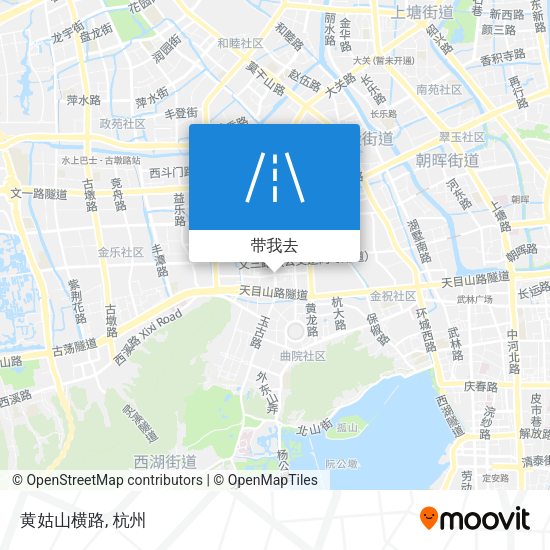 黄姑山横路地图