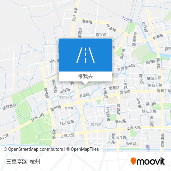 三里亭路地图