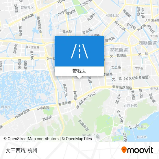 文三西路地图