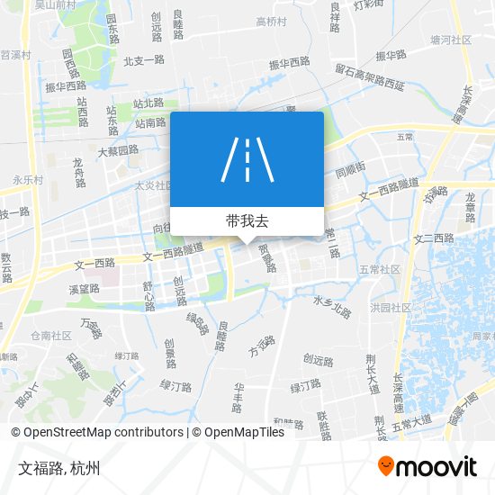 文福路地图