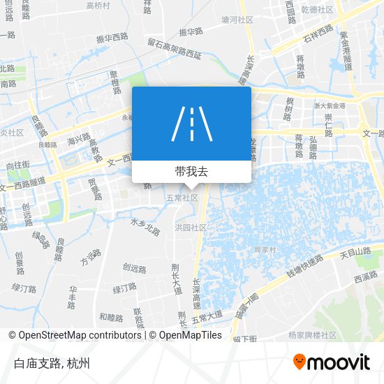 白庙支路地图