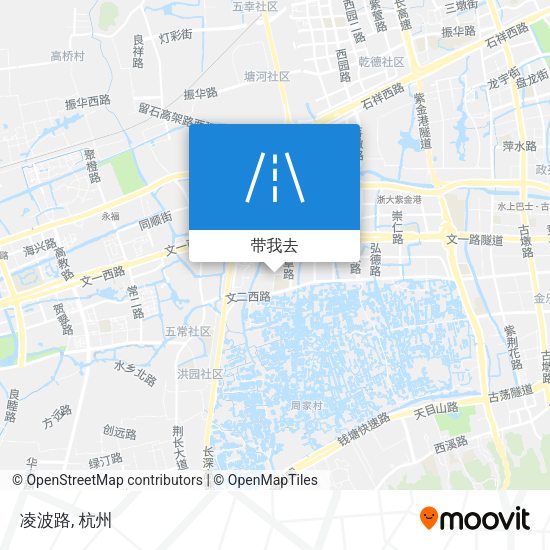 凌波路地图