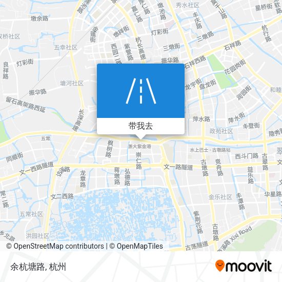 余杭塘路地图
