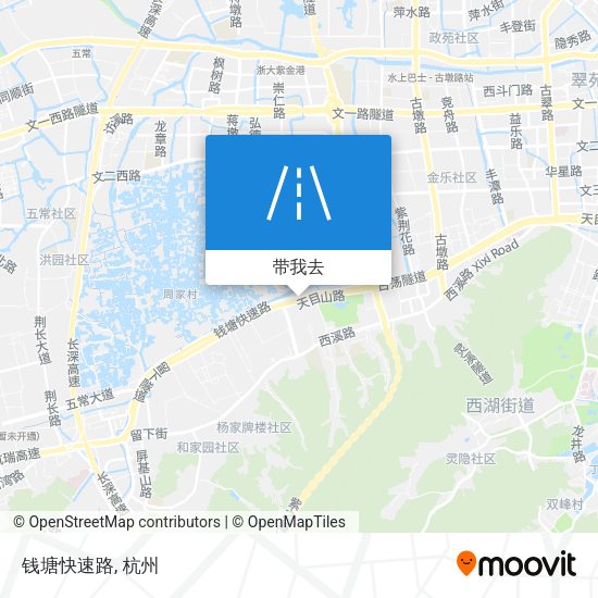 钱塘快速路地图