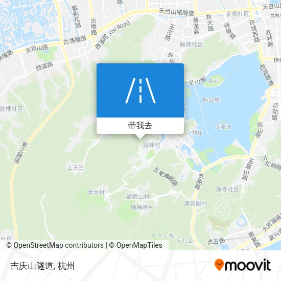 吉庆山隧道地图