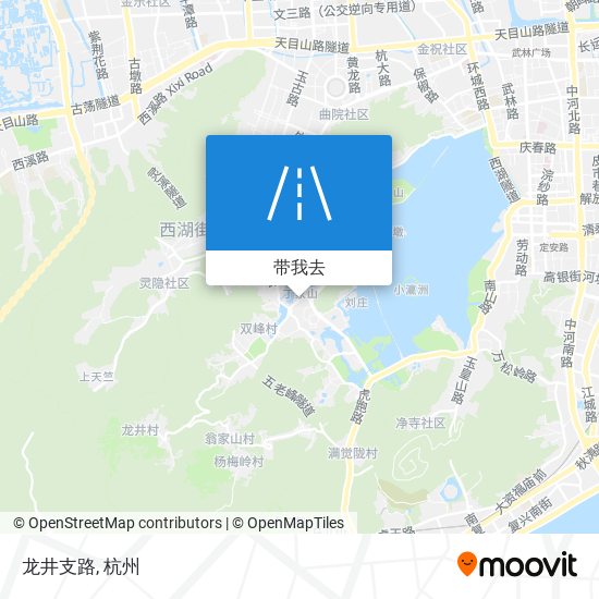 龙井支路地图