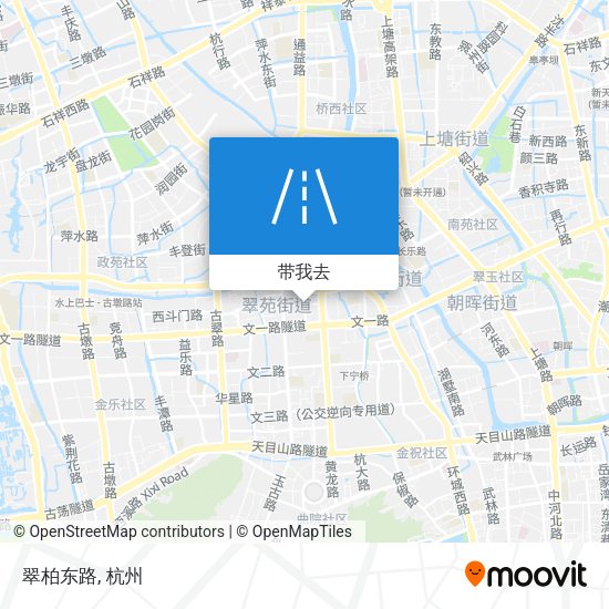 翠柏东路地图