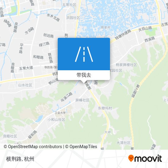 横荆路地图