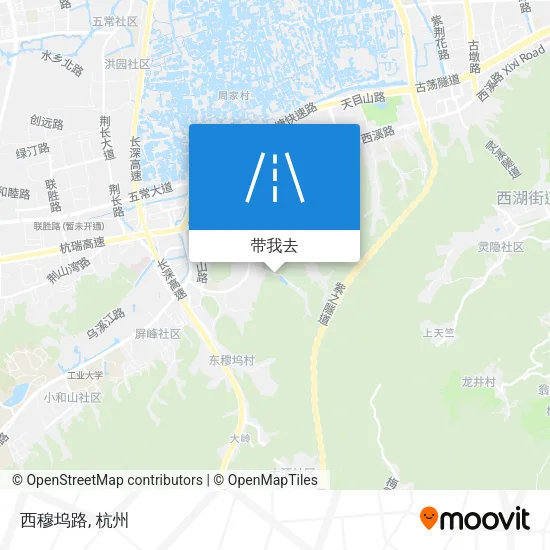 西穆坞路地图