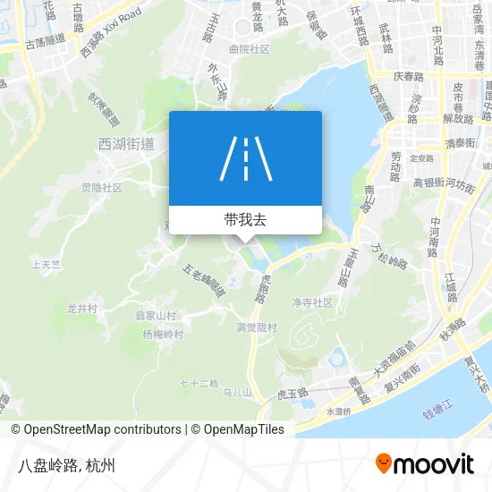 八盘岭路地图