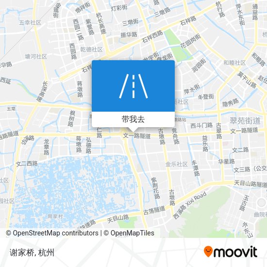 谢家桥地图
