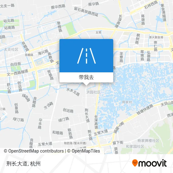 荆长大道地图