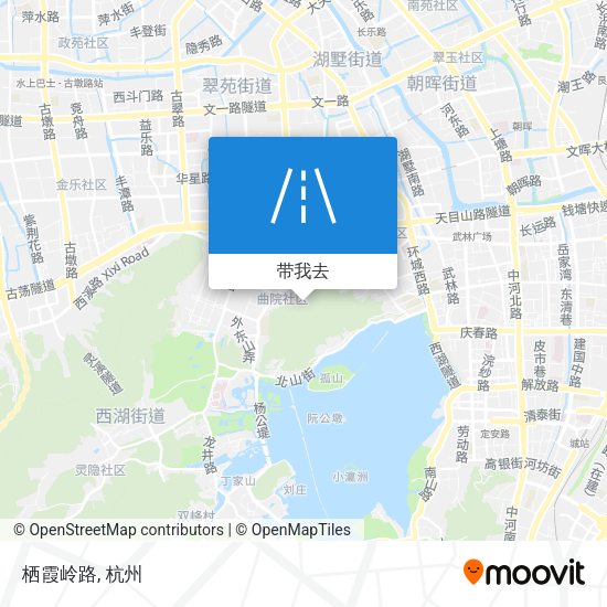 栖霞岭路地图
