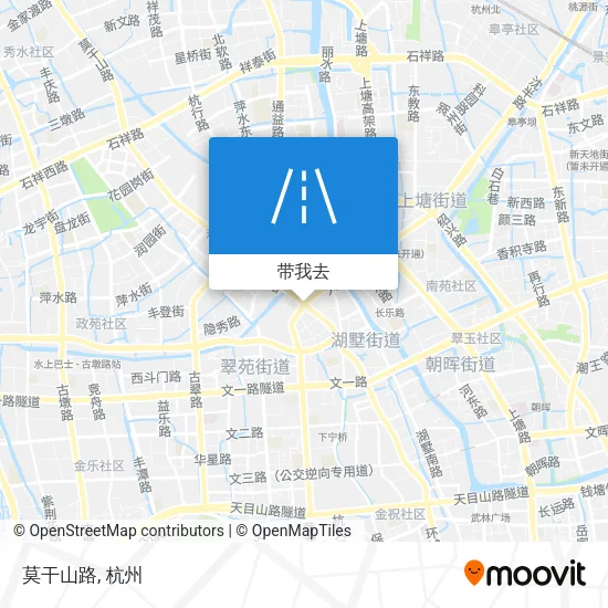 莫干山路地图
