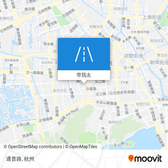通普路地图