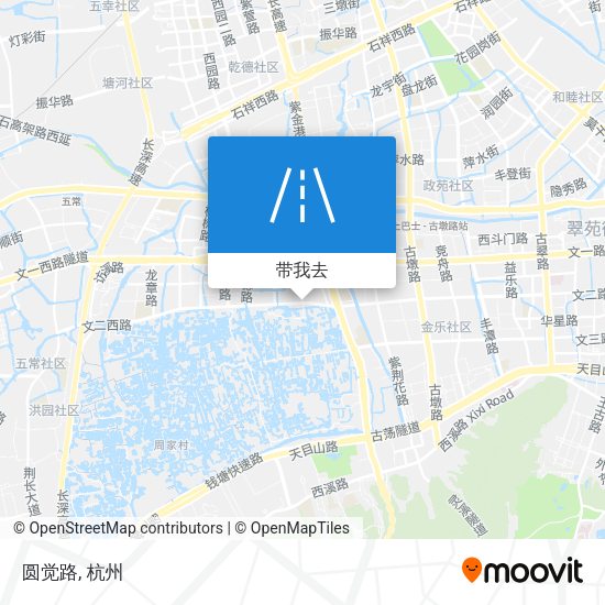 圆觉路地图