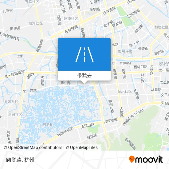 圆觉路地图