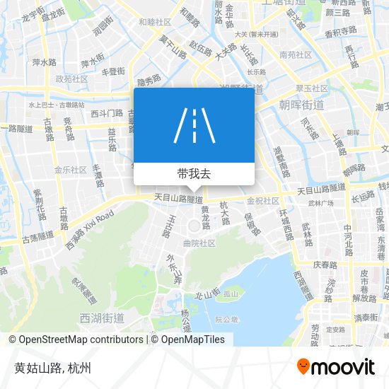 黄姑山路地图