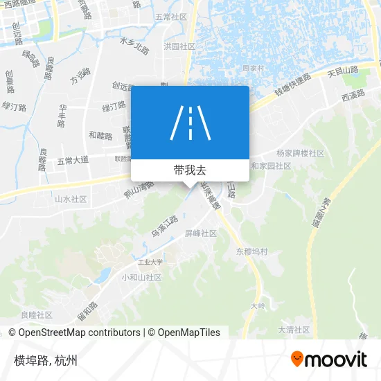 横埠路地图