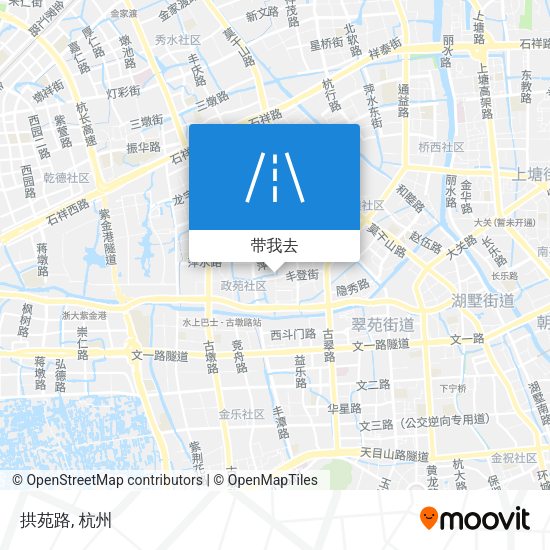拱苑路地图