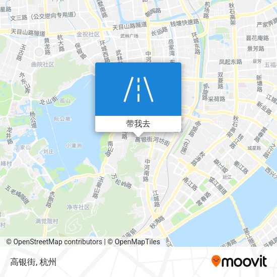 高银街地图