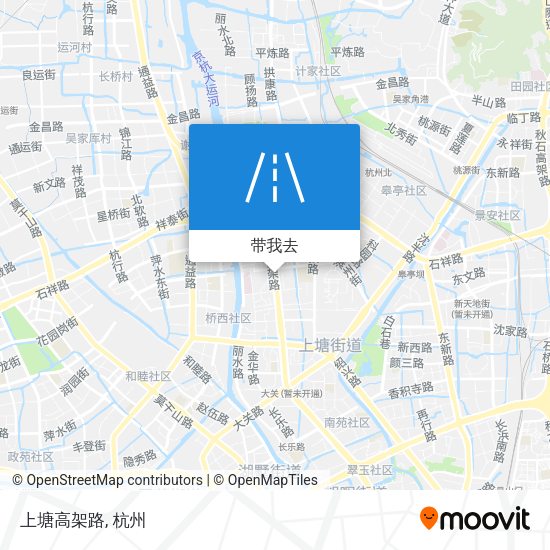 上塘高架路地图