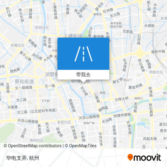 华电支弄地图