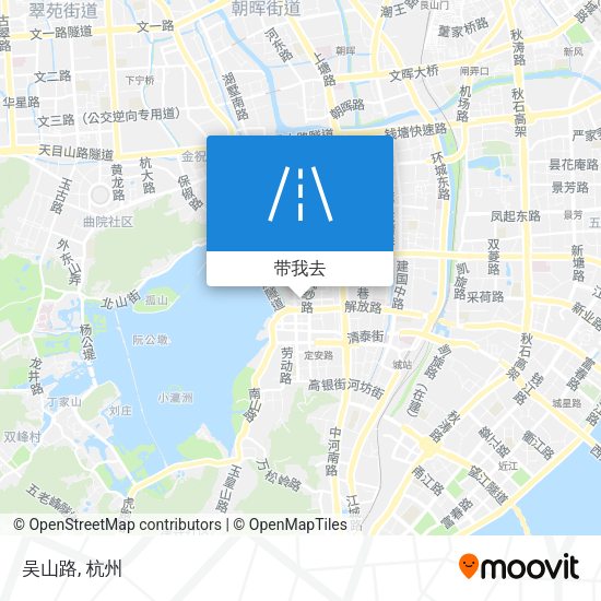 吴山路地图
