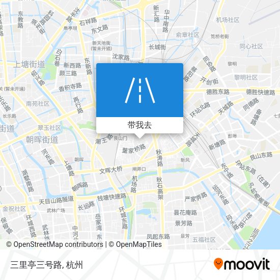 三里亭三号路地图