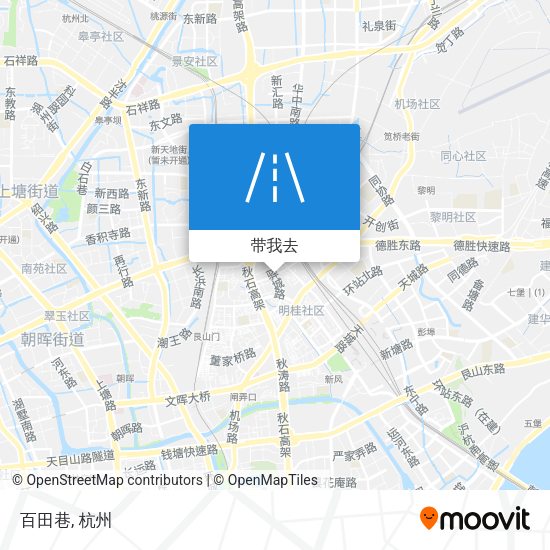 百田巷地图
