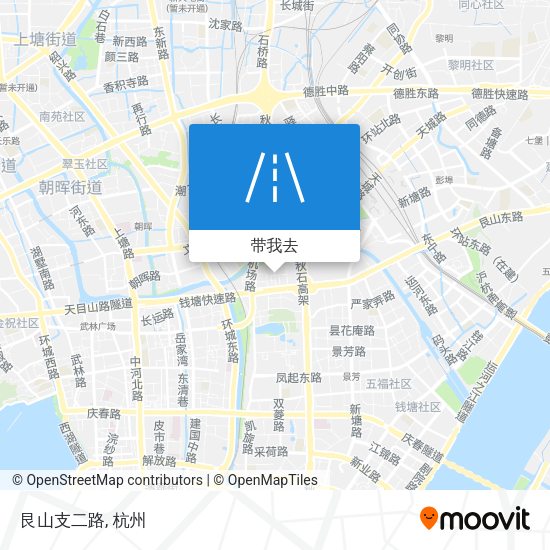 艮山支二路地图