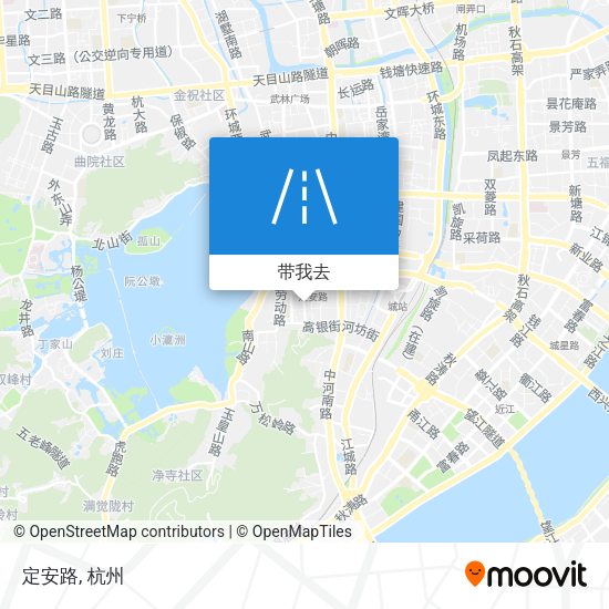 定安路地图