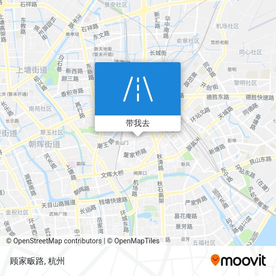 顾家畈路地图