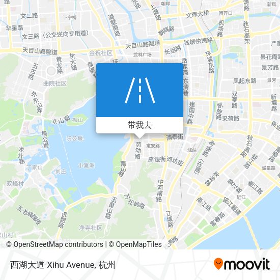 西湖大道 Xihu Avenue地图