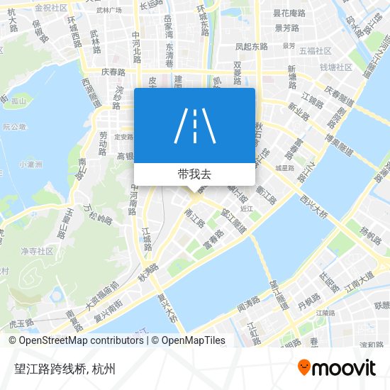 望江路跨线桥地图