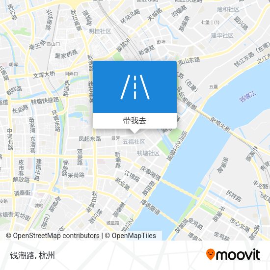 钱潮路地图