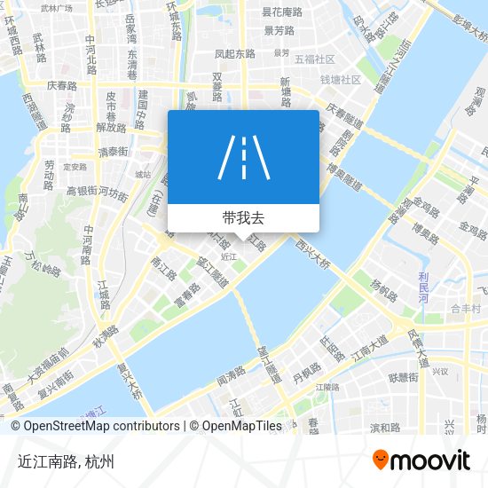 近江南路地图