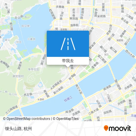 馒头山路地图
