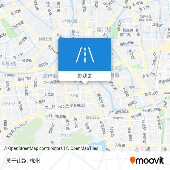 莫干山路地图