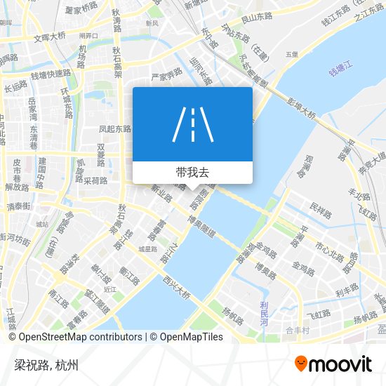 梁祝路地图